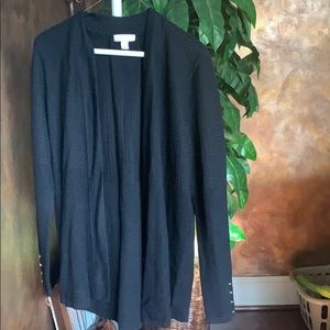 Charter Club Black Cardigan